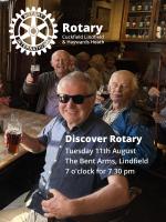 ROTARY MEETING AT THE BENT ARMS